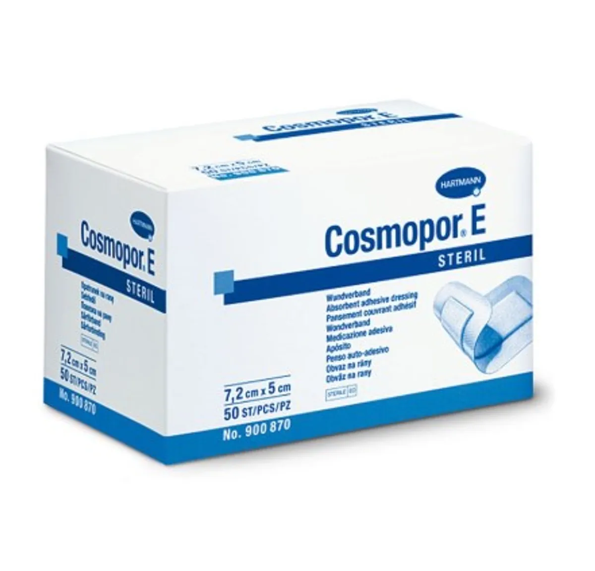 Hartmann Cosmopor E 50 Steriele Zelfklevende Pleisters 7,2 x 5 cm