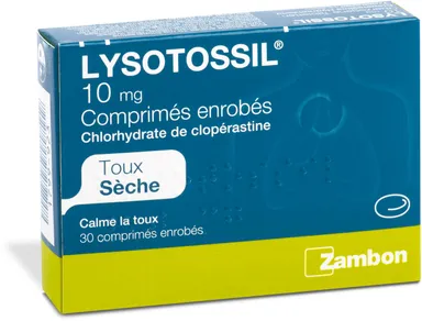 Lysotossil 10mg 30 Comprimés