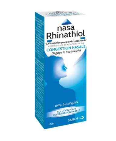 Nasa Rhinathiol 0,1% Spray 10 ml Volwassene