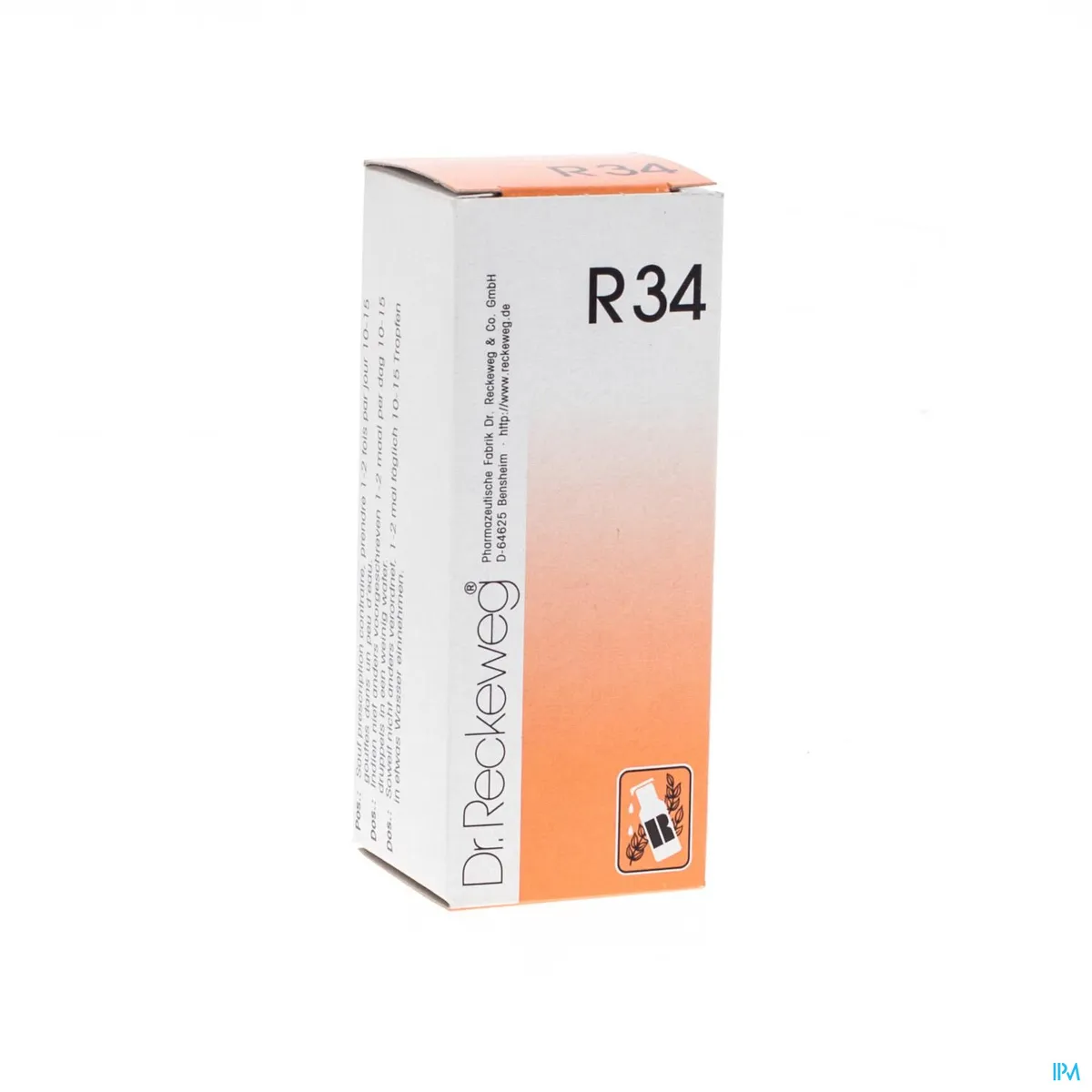 Dr. Reckeweg R34 Druppels 50ml