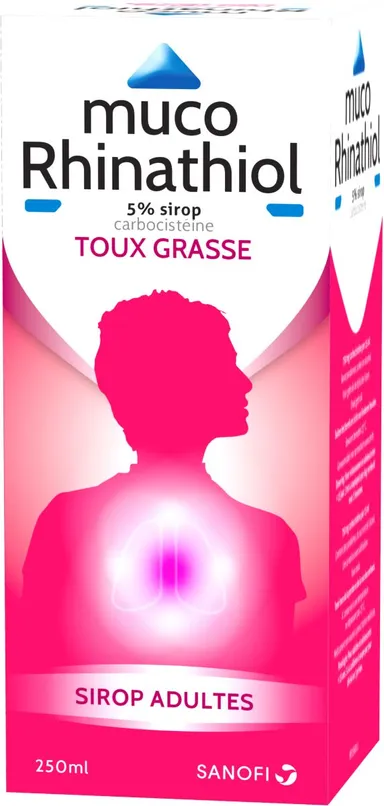Muco Rhinathiol 5% Sirop Adulte 250ml