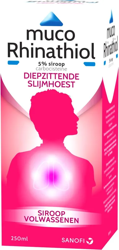 Muco Rhinathiol 5% Siroop Volwassene 250ml