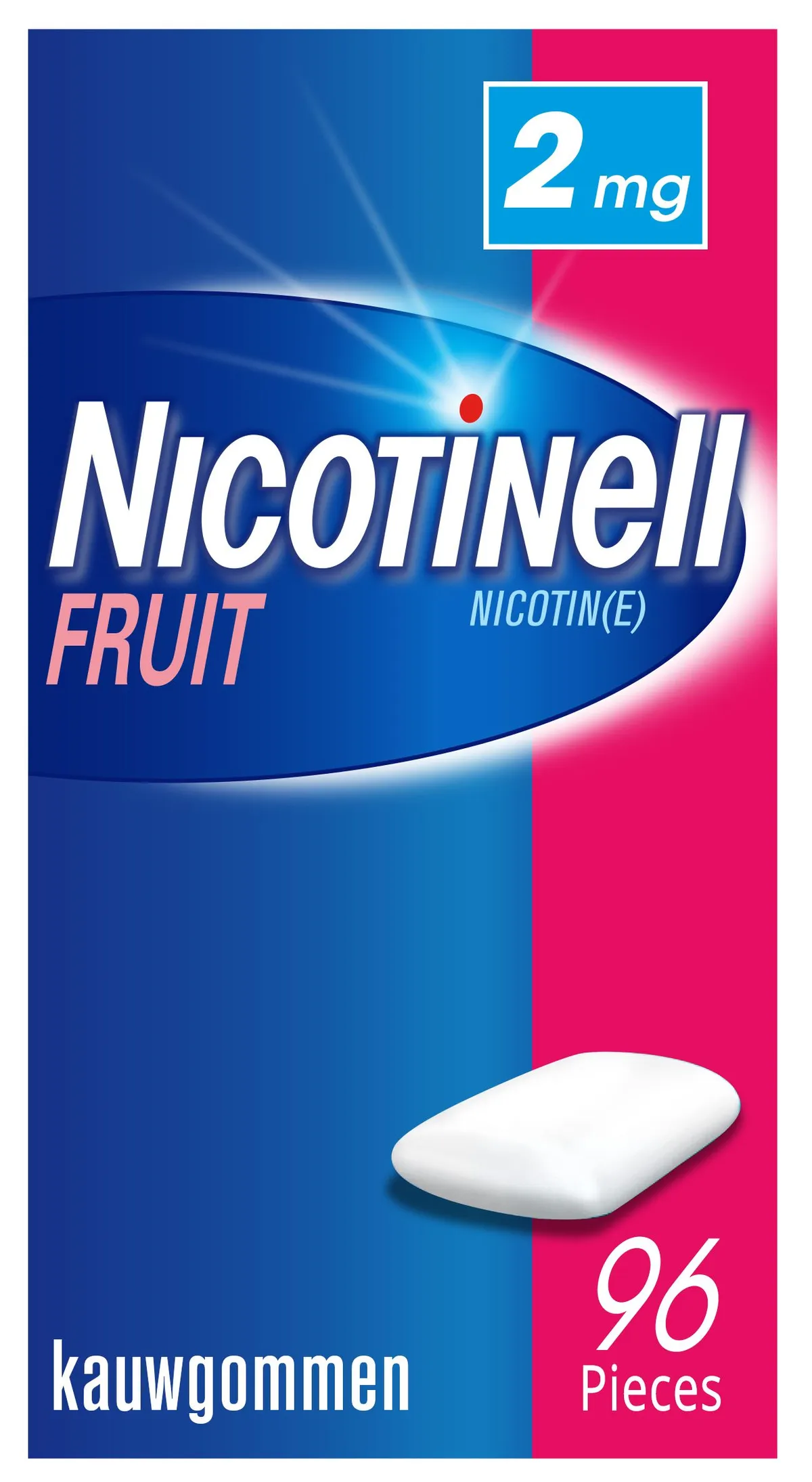Nicotinell Fruit 2mg 96 Kauwgoms