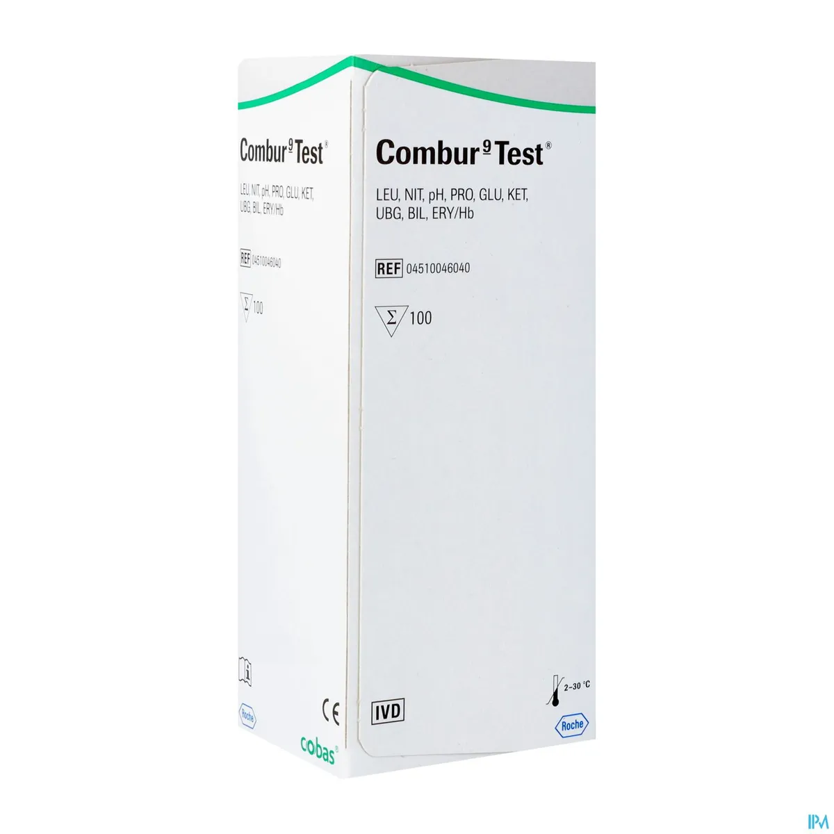 Combur 9 Test Strips 100 04510046040