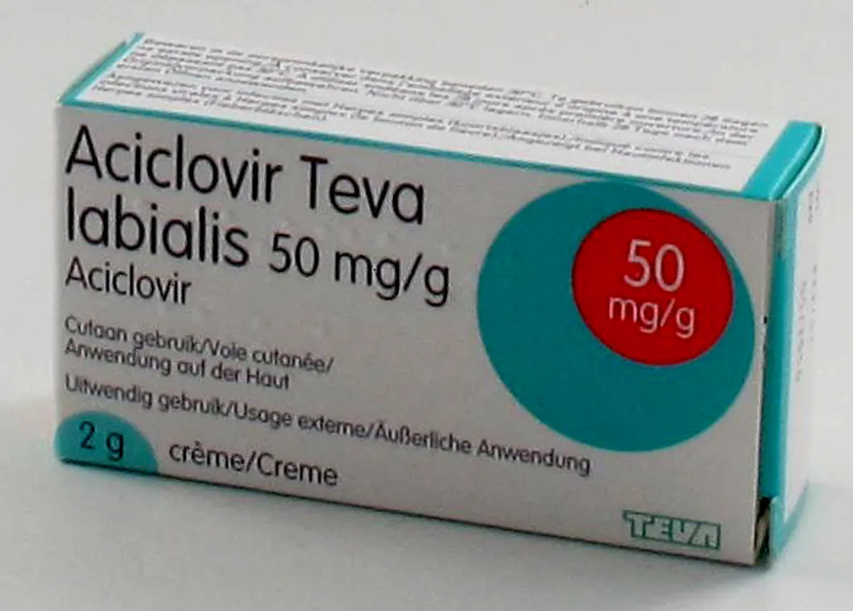 Aciclovir Teva Labialis Crème 2g