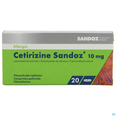 CetiSandoz 10mg 20 Tabletten