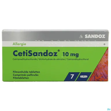 CetiSandoz 10mg 7 Comprimés