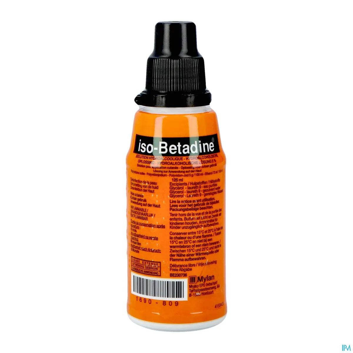 iso-Betadine Hydroalcoholische Oplossing 5% 125ml