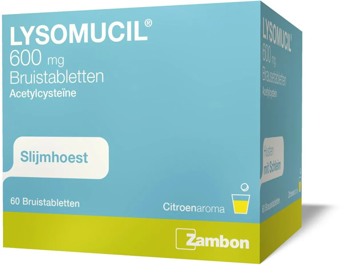 Lysomucil 600mg 60 Bruistabletten