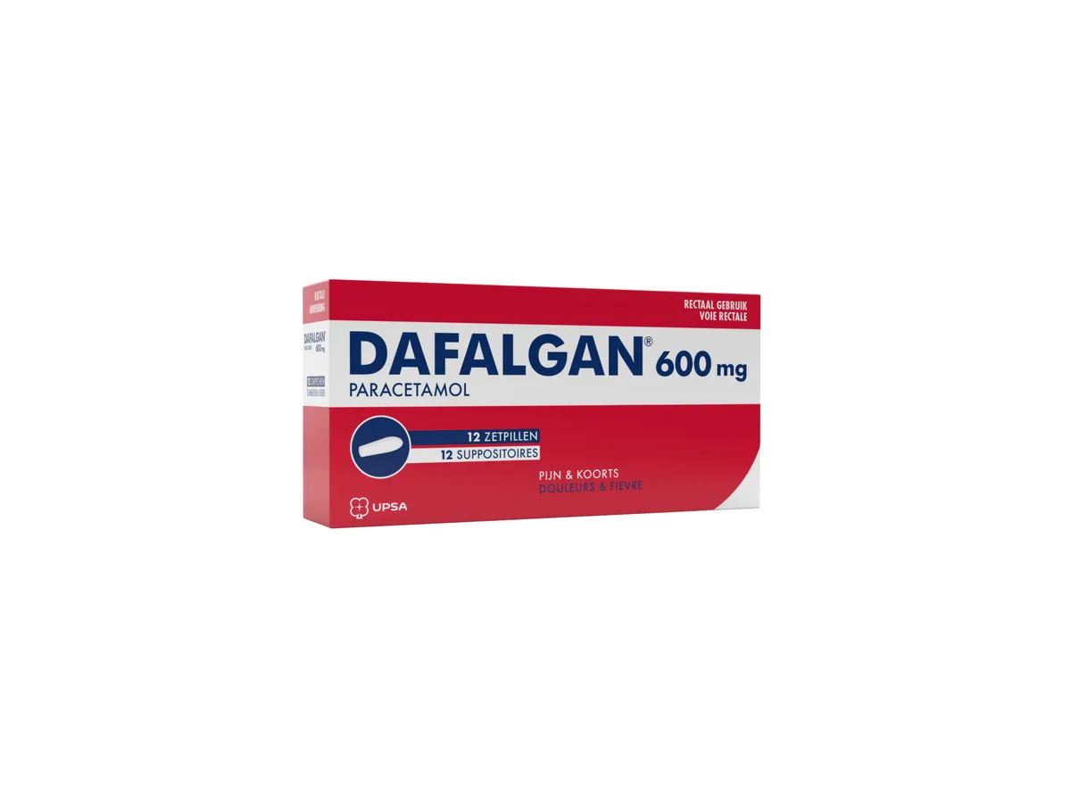 Dafalgan Adulte 600mg 12 Suppositoires