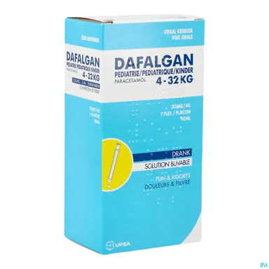 Dafalgan Pediatrie 30mg/ml Drank 90ml