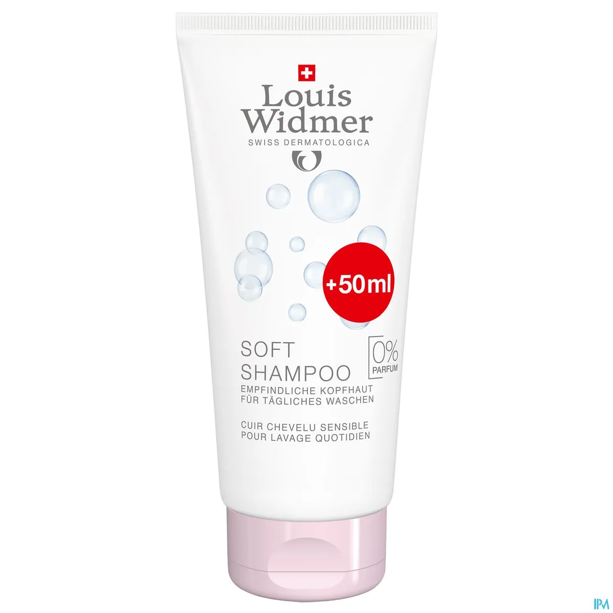 Widmer Shampoo Soft Zonder Parfum 150ml (+50ml gratis)