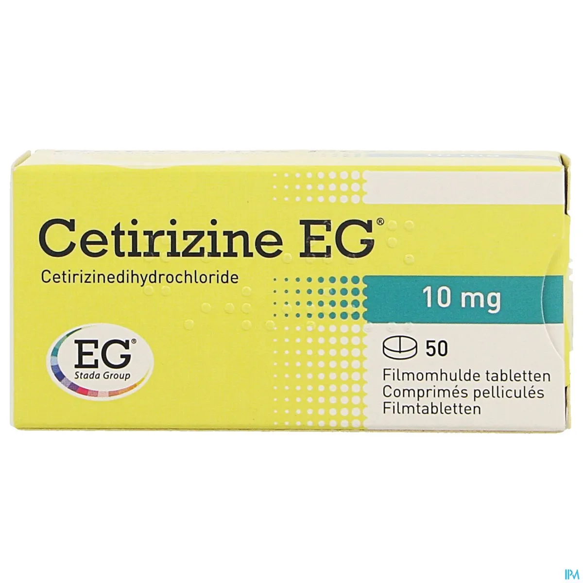 Cetirizine EG 10mg 50 tabletten