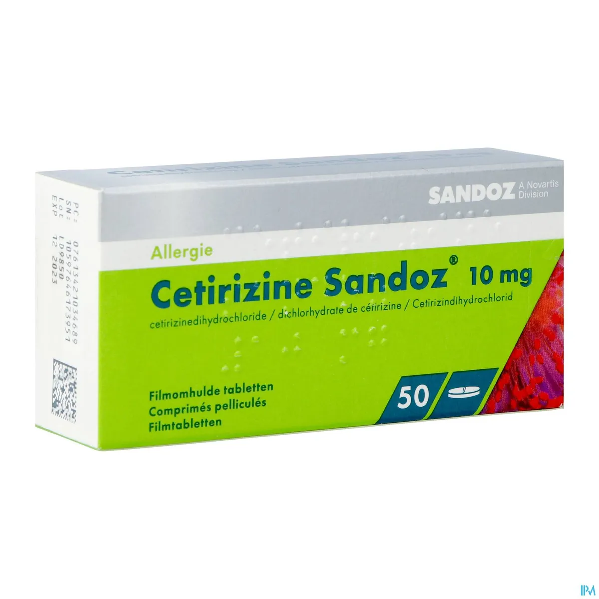 CetiSandoz 10mg 50 Tabletten