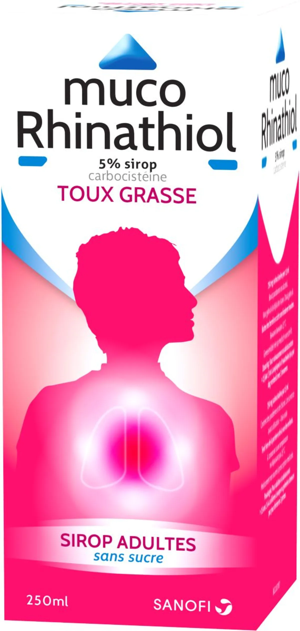 Muco Rhinathiol 5% Sirop Adulte Sans Sucre 250ml