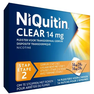 NiQuitin Clear 14mg 14 Patches
