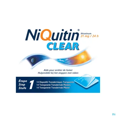 NiQuitin Clear 21mg 14 Patches