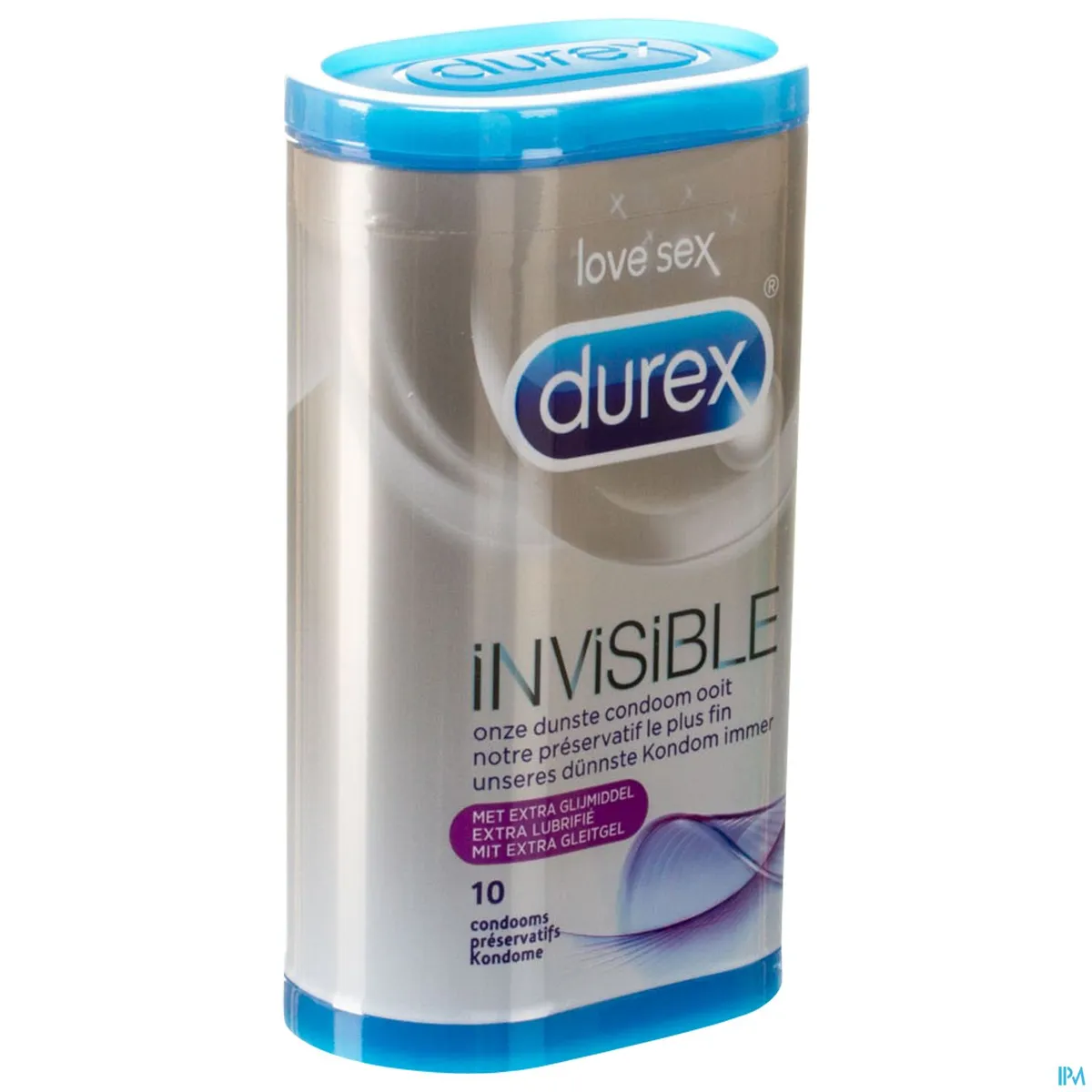 Durex Invisible Extrafijn Condooms Met Extra Glijmiddel 10