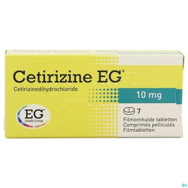 Cetirizine EG 10mg 7 Tabletten