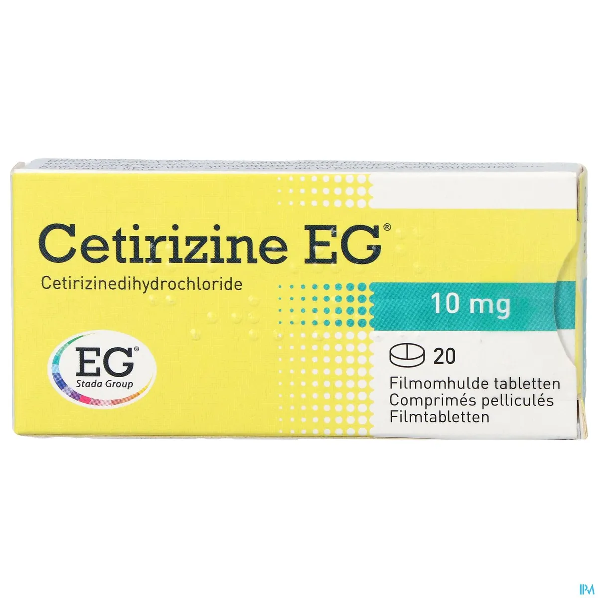 Cetirizine EG 10mg 20 Tabletten