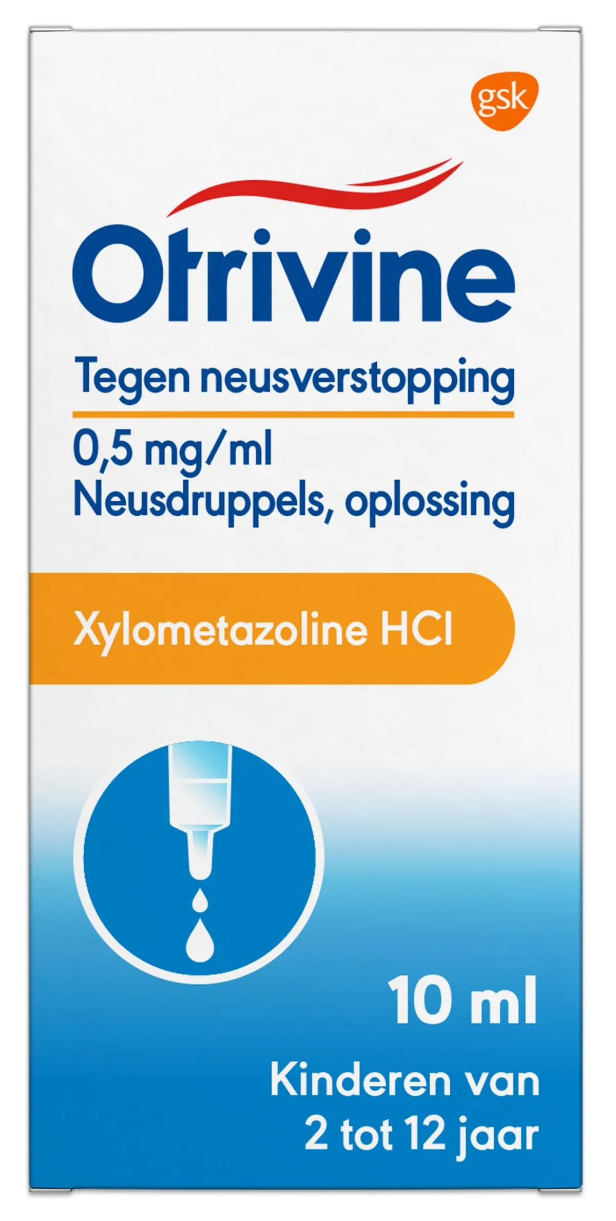 Otrivine Anti-Rhinitis 0,5/1000 Druppels 10ml