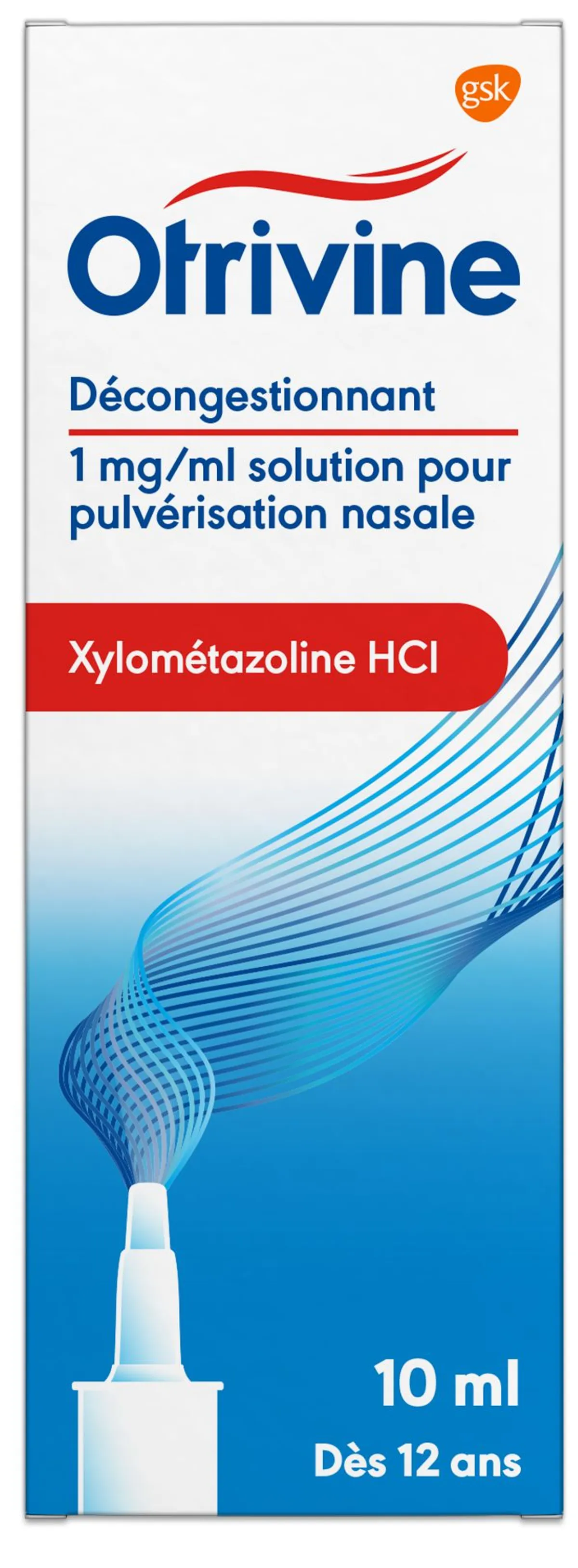 Otrivine Anti-Rhinitis 1/1000 Spray 10ml