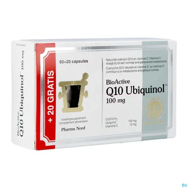 BioActive Q10 100mg 80 Capsules (60 + 20 gratis)