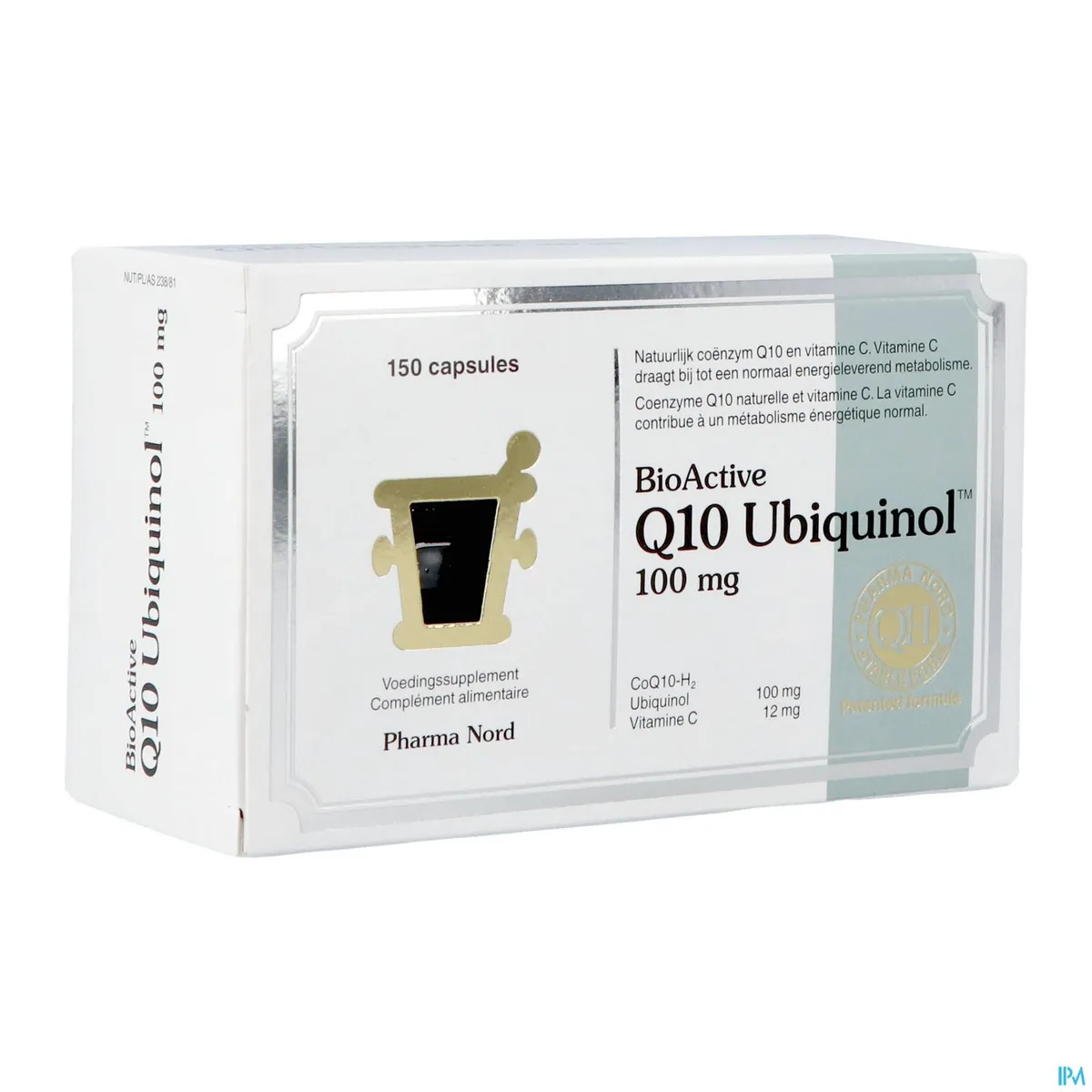 BioActive 100mg Q10 Ubiquinol 150 Capsules
