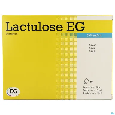 Lactulose EG Sirop 670mg/ml Sirop Sachets 20x15ml