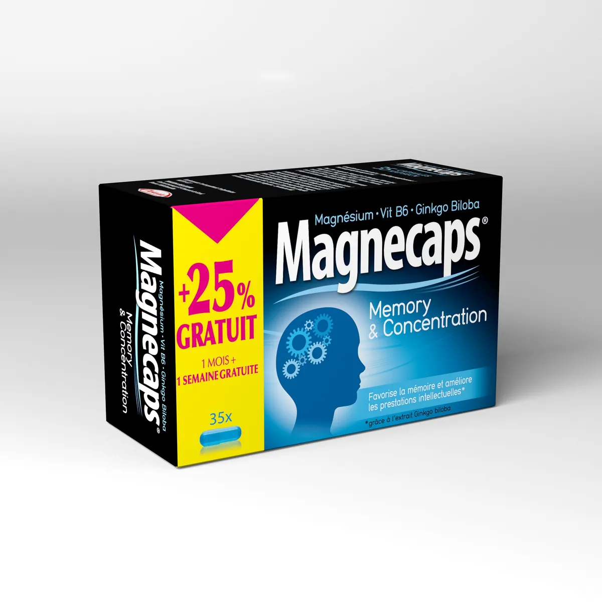 Magnecaps Memory & Concentration 35 Capsules (+ 25% gratuit)