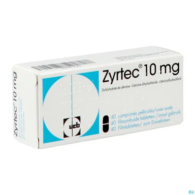 Zyrtec 10 mg 40 Tabletten