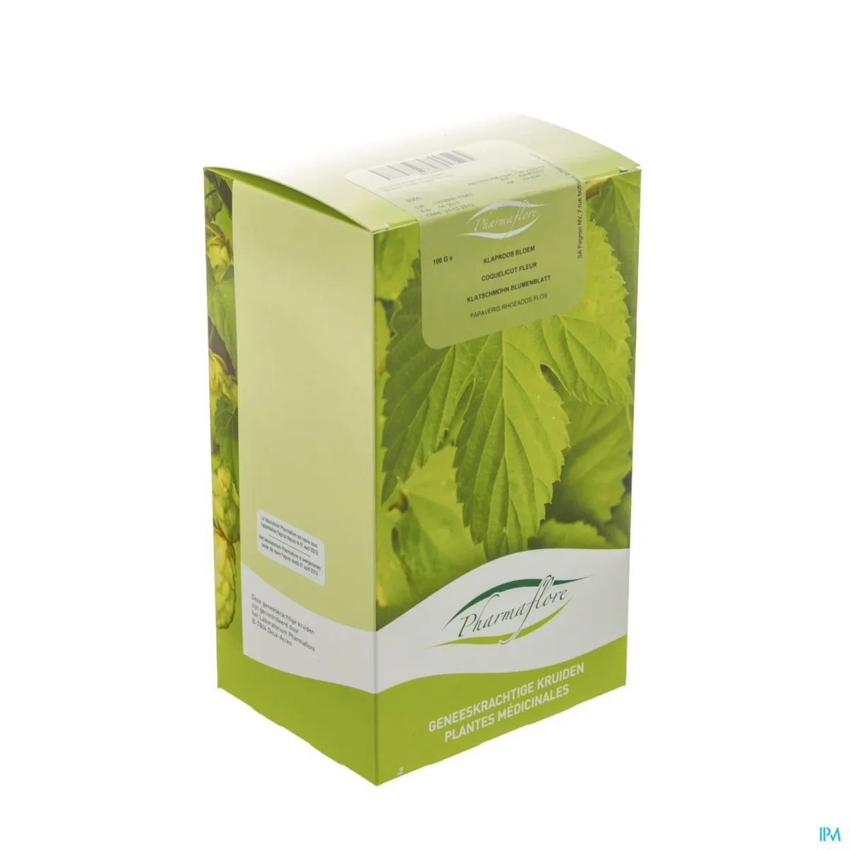 Coquelicot Fleur Boite100g Pharmafl