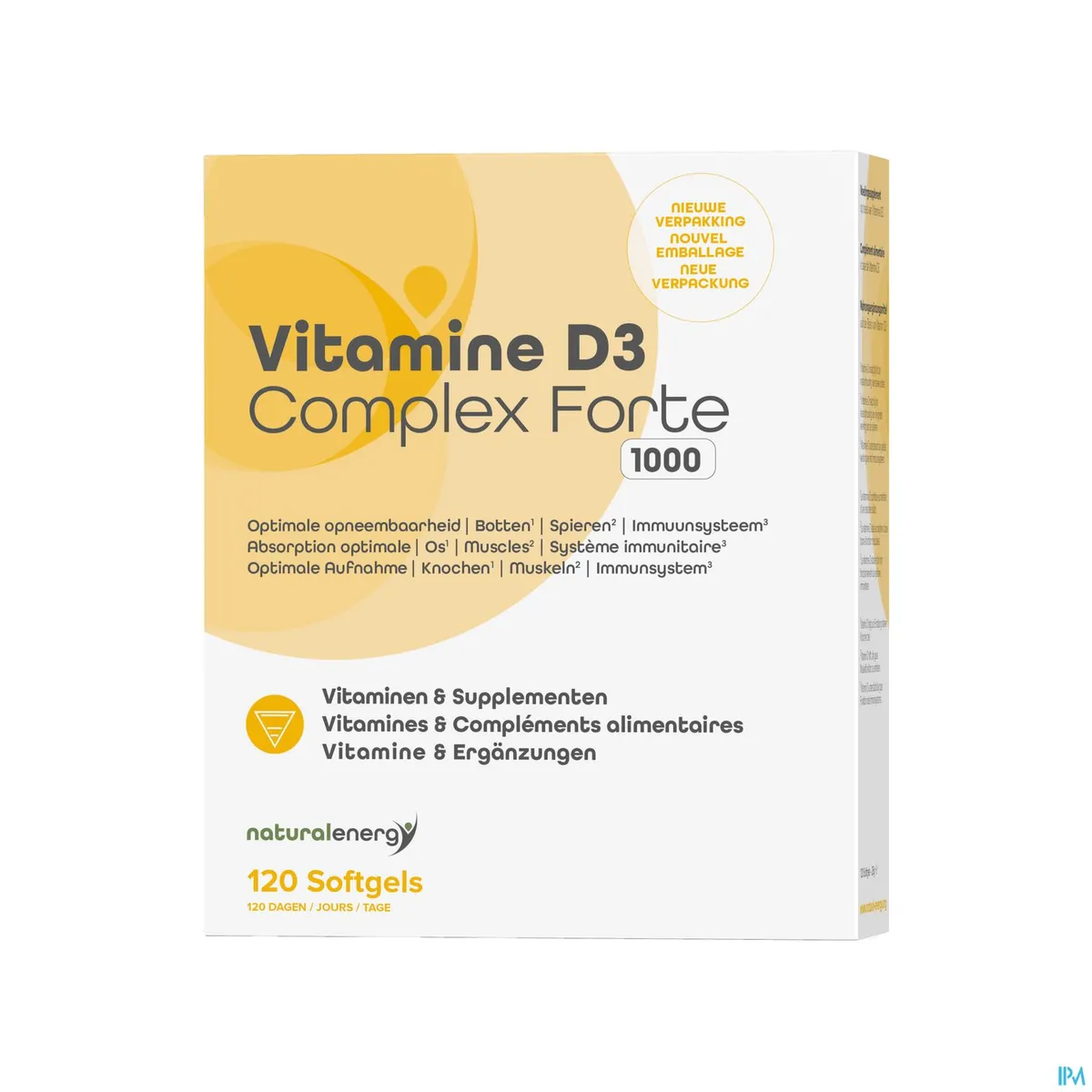 Vitamine D Complex Forte Natural Energy 120 Capsules