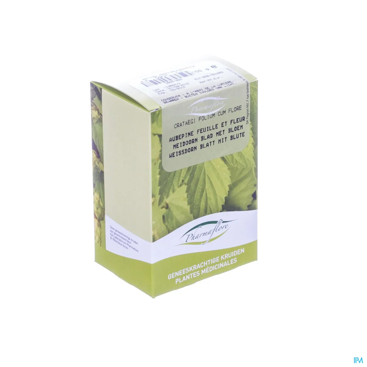Aubepine Feuille+fleur Boite100g Pharmafl