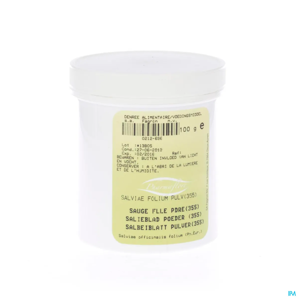 Sauge Offic. Poudre100g Pharmafl