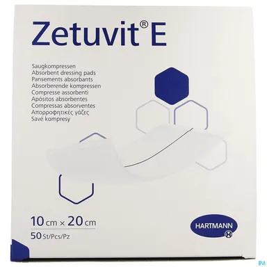 Zetuvit E 50 Pansements Absorbants Non Stériles 10 x 20 cm