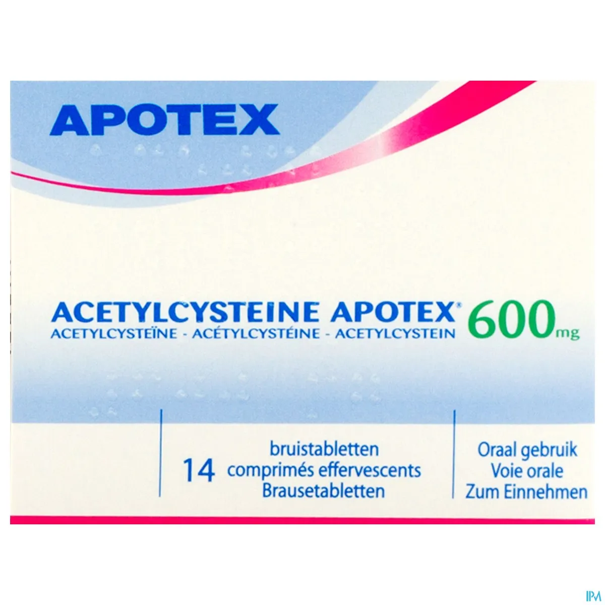 Acetylcysteine Apotex 600mg 14 Bruistabletten