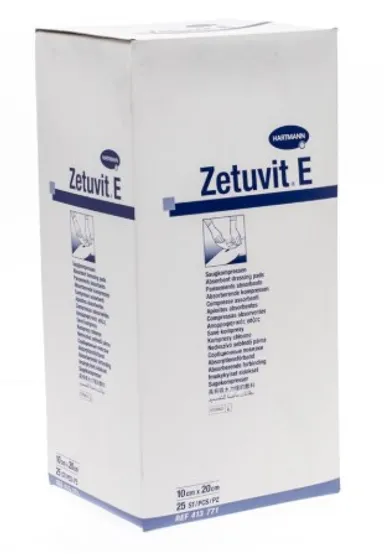 Zetuvit E 25 Absorberend Steriel Verband 10 x 20 cm