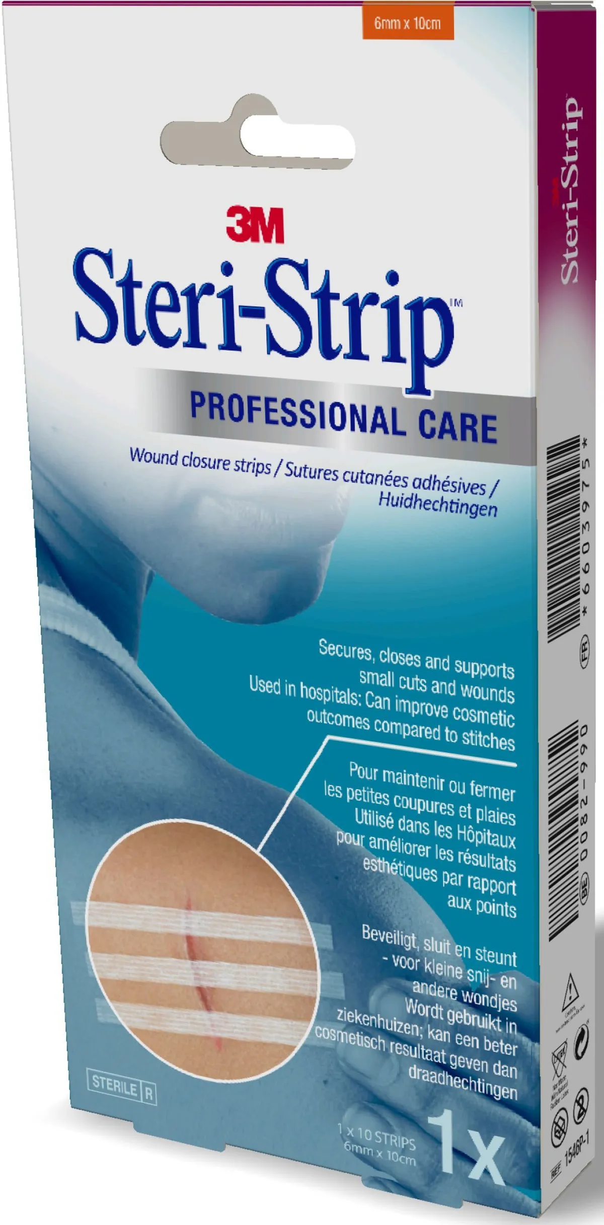 Steri-Strip 3M Stérile 10 Strips 6mmx10cm
