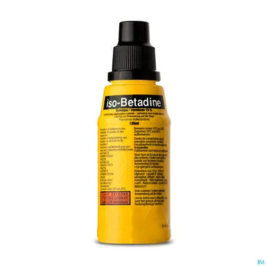 iso-Betadine Dermicum 10% Oplossing voor Cutaan Gebruik 125ml