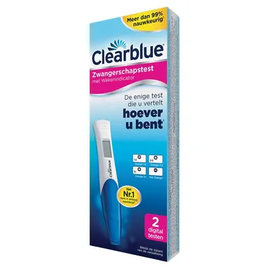 Clearblue Zwangerschapstest met Wekenindicator 2 Tests