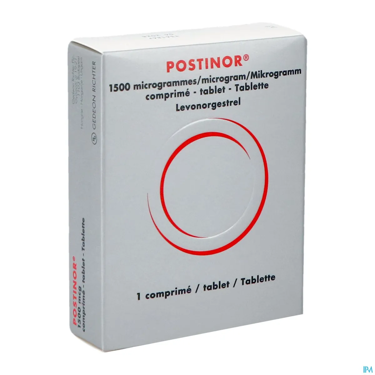 Postinor 1 Comprimé x1500µg