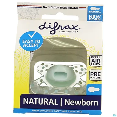 Difrax Fopspeen Natural Newborn Girl