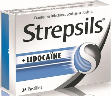 Strepsils + Lidocaine 36 Pastilles
