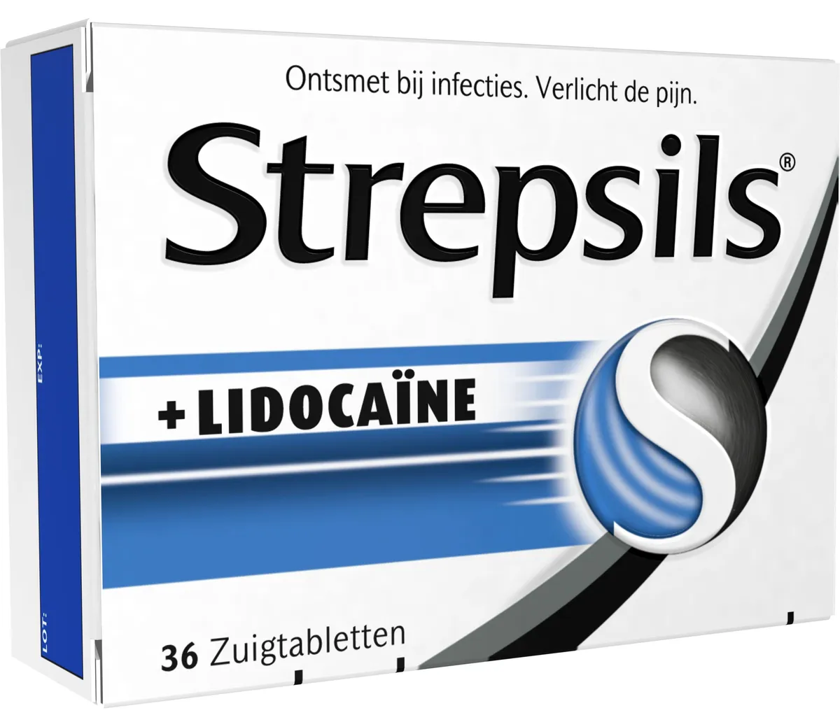 Strepsils + Lidocaine 36 Pastilles