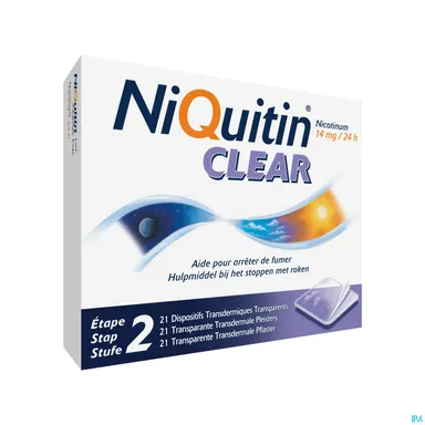 NiQuitin Clear 14mg 21 Patches