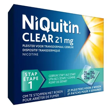 NiQuitin Clear 21mg 21 Patches
