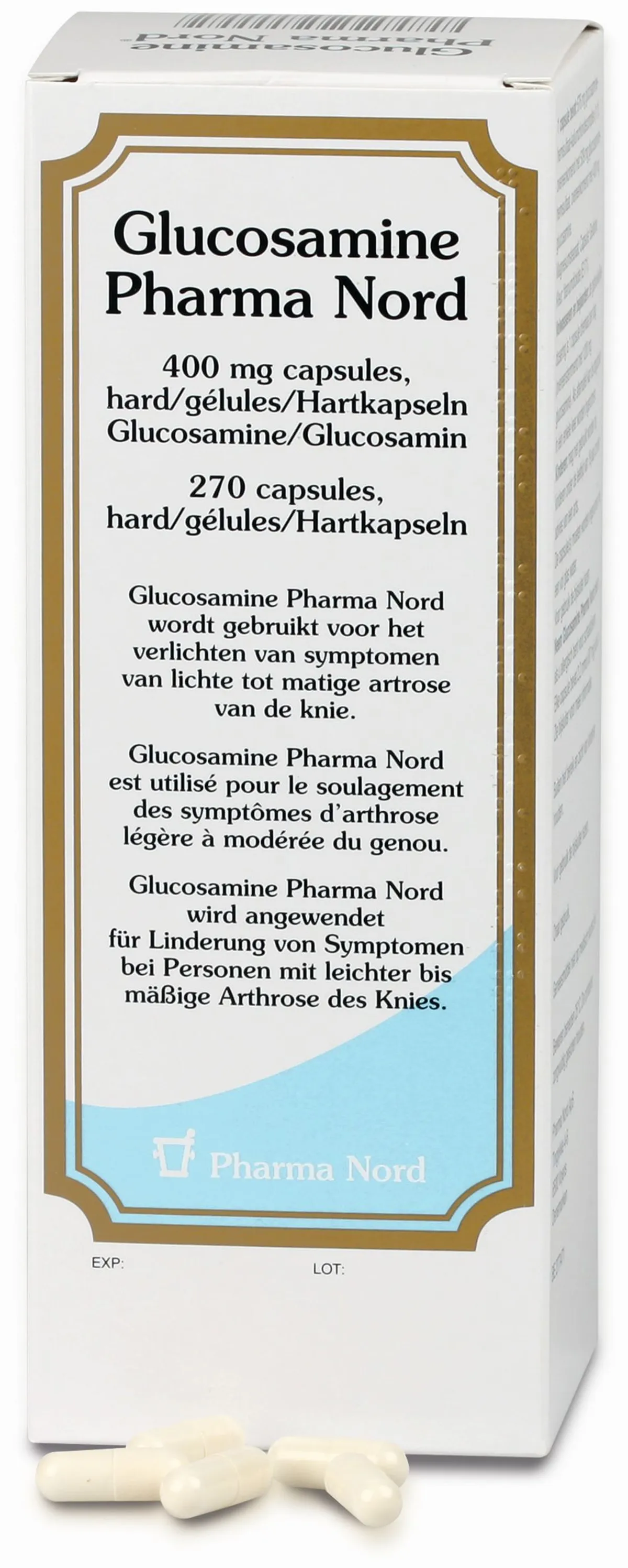 Glucosamine Pharma Nord 270 Capsules x400mg