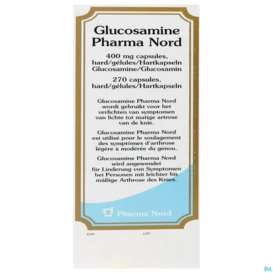 Glucosamine Pharma Nord 270 Capsules x400mg