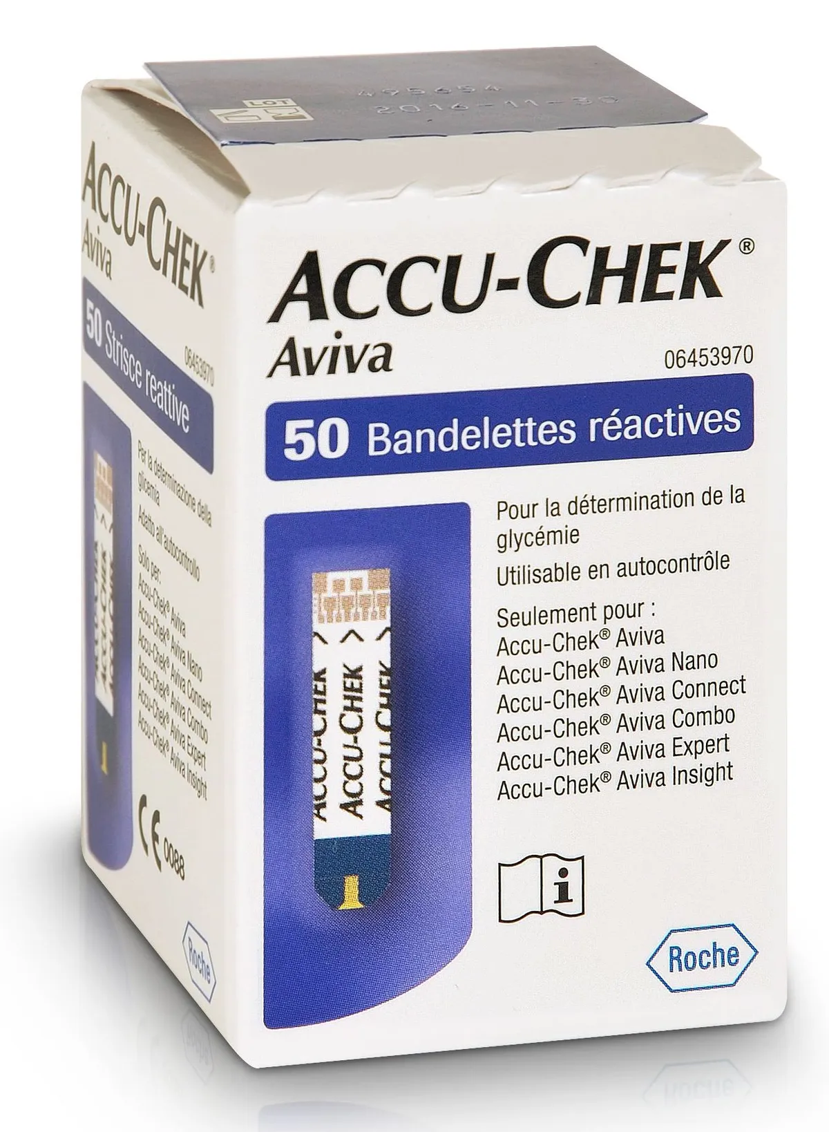 Accu-Chek Aviva 50 Bandelettes Réactives